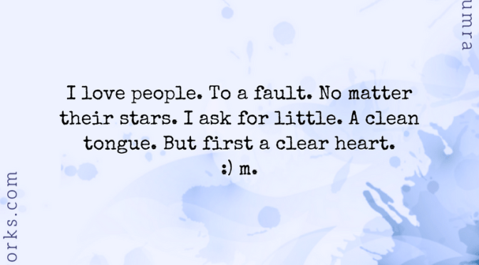 Signed M. | To A Fault