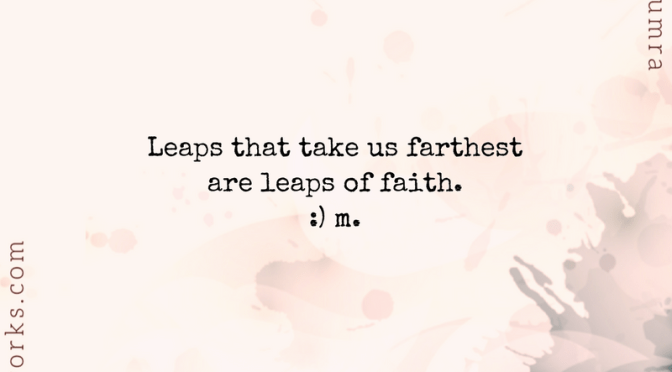 Signed M. | Far Leaps